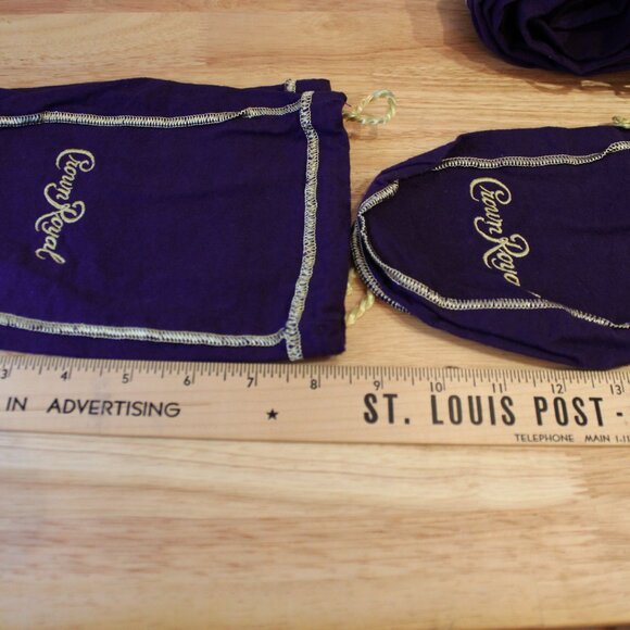 Crown Royal Bags Lot of 2 small - Picture 3 of 4